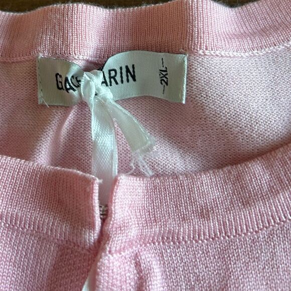 Grace Karin Pink Cropped Cardigan Sweater Size 2XL New with tags - Picture 8 of 9